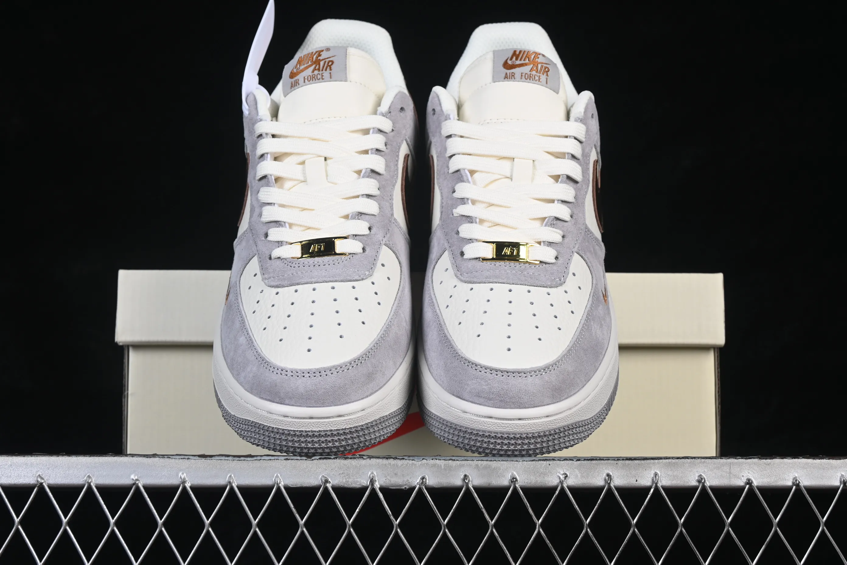 All Categories Nk Air Force 1 Air Force Series Nk Air Force 1 Low Air Force Low Nike Air Force 1'07 Low Milk White Gray Gold Air Force One Low Casual Shoes DV5477-007